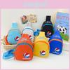 Trendy Cartoon Kids Backpack Stylish Canvas Crossbody Bag For Boys And Girls
