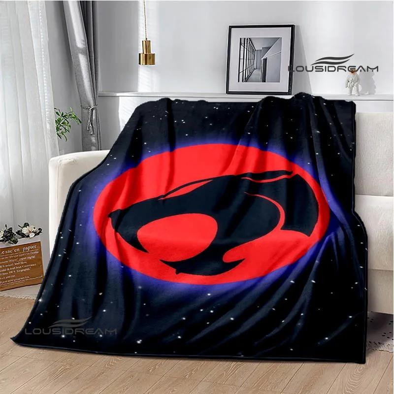 Мультяшные одеяла с принтом Thundercats Детское теплое одеяло t Одеяло с фланцем Домашнее дорожное одеяло постельное белье Подарок на день рождения