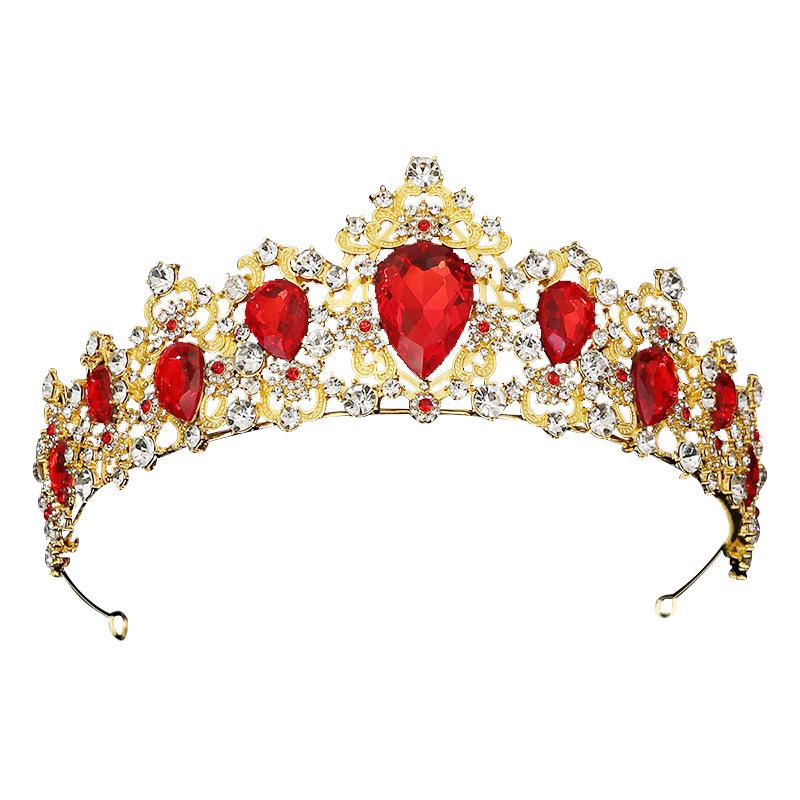 Свадебная повязка на голову из сплава в стиле ретро в стиле барокко, ювелирные изделия, новая корона на день рождения, аксессуары для волос класса люкс