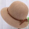 Шляпа Женская летняя солнцезащитная шляпа-ведро Тонкая прохладная шляпа Солнцезащитная дышащая панама