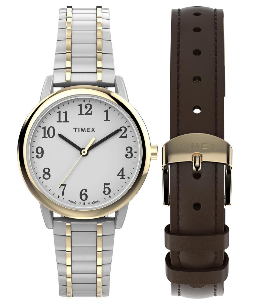 TIMEX Easy Reader TWG062900 Unisex Watch quartz mineral glass white dial brass