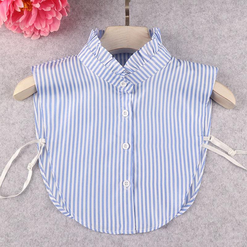 Women Solid Half Shirt Fake Collar Neckwear Decorative Female Shirt False Collar Detachable Collar Sweater Dress Accessories