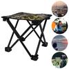 Мини складной табурет для кемпинга, переносной табурет для кемпинга, ткань Оксфорд, легкий маленький стул, складной табурет для рыбалки на пляже и в саду