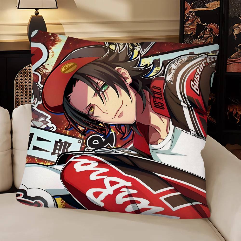 Hypnosis Mic Division Rap Battle Pillow Case Fashion Square Pillowcase Bedroom Sofa Room Ins Decoration Leisure