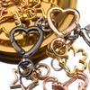 5pcs Star Heart Cat Flower Ring Carabiner Keychain Openable Metal Sping Clasps Bag Pet Dog Buckles Connector DIY Jewelry Making