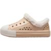 Кроссовки детские Chuck Taylor All Star Play Lite CX Low PS Sherpa - теплые Quarry Tan Egret A10041C