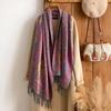 Bohemian Versatile Jacquard Cashew Ethnic Style Shawl Long Scarf Women'S Scarf