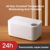 Подогреватель влажных салфеток для младенцев Подогрев и изоляция влажных салфеток USB Регулировка температуры Портативный ящик для салфеток Светодиодный экран