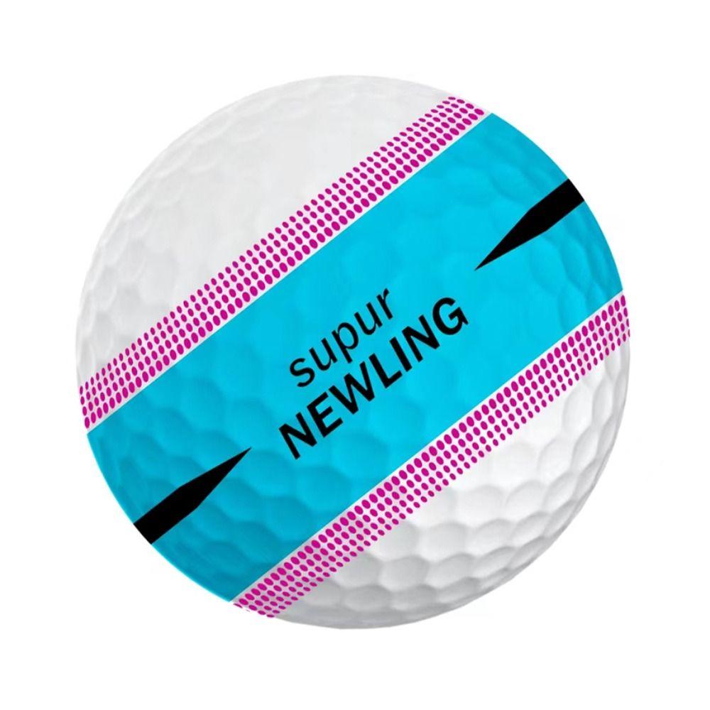 Sky Blue Golf Balls 360 ° Aiming Super Long Distance Golf Ball Golf Three Layer Ball Game Balls