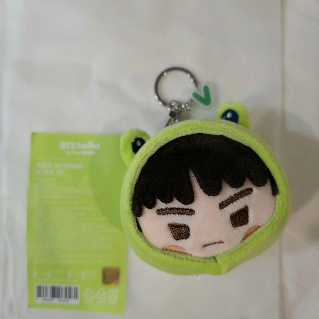 [USED] BTS FESTA 2025 Face Keyring V Taehyung Plush Toy