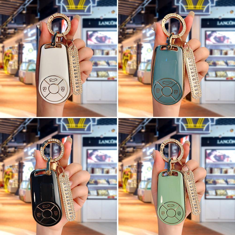Мягкий автомобильный чехол для ключа из ТПУ для GWM HAVAL H6 M6 ORA Good Cat White Cat IQ Fob Holder Key Cover Accessories