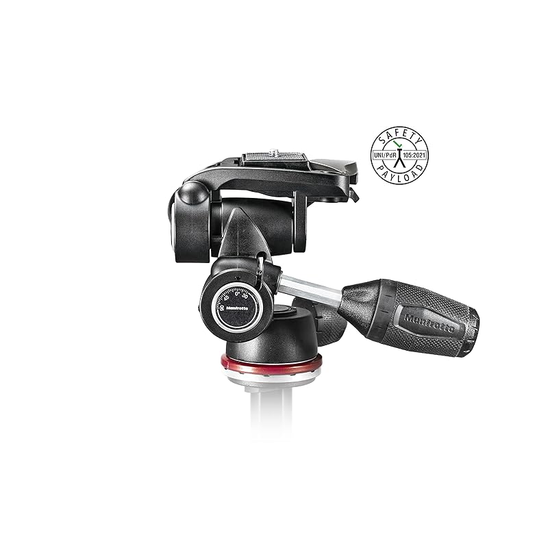 Manfrotto Basic 3-Way Pan Head 804 Adapt with Quick Release Plate (MH804-3W)