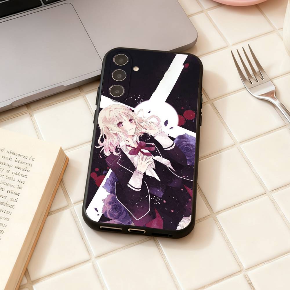 Чехол для телефона D-Diabolik-ks Anime L-Lovers для Samsung Galaxy A73, A72, A71, A70, A53, A52, A51, Другие Мягкий Черный Корпус