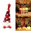 Lovely Thanksgiving Decorations Glowing Gnome Doll with Long Cap Rudolph Dwarf Elves Figurine Doll Harvest Thanksgiving