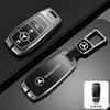 CRQ1 Чехол-оболочка для корпуса ключа автомобиля из цинкового сплава Для Mercedes Benz AMG A C E S G Класс GLC CLE CLA GLB GLS W177 W205 W213 W222 X167