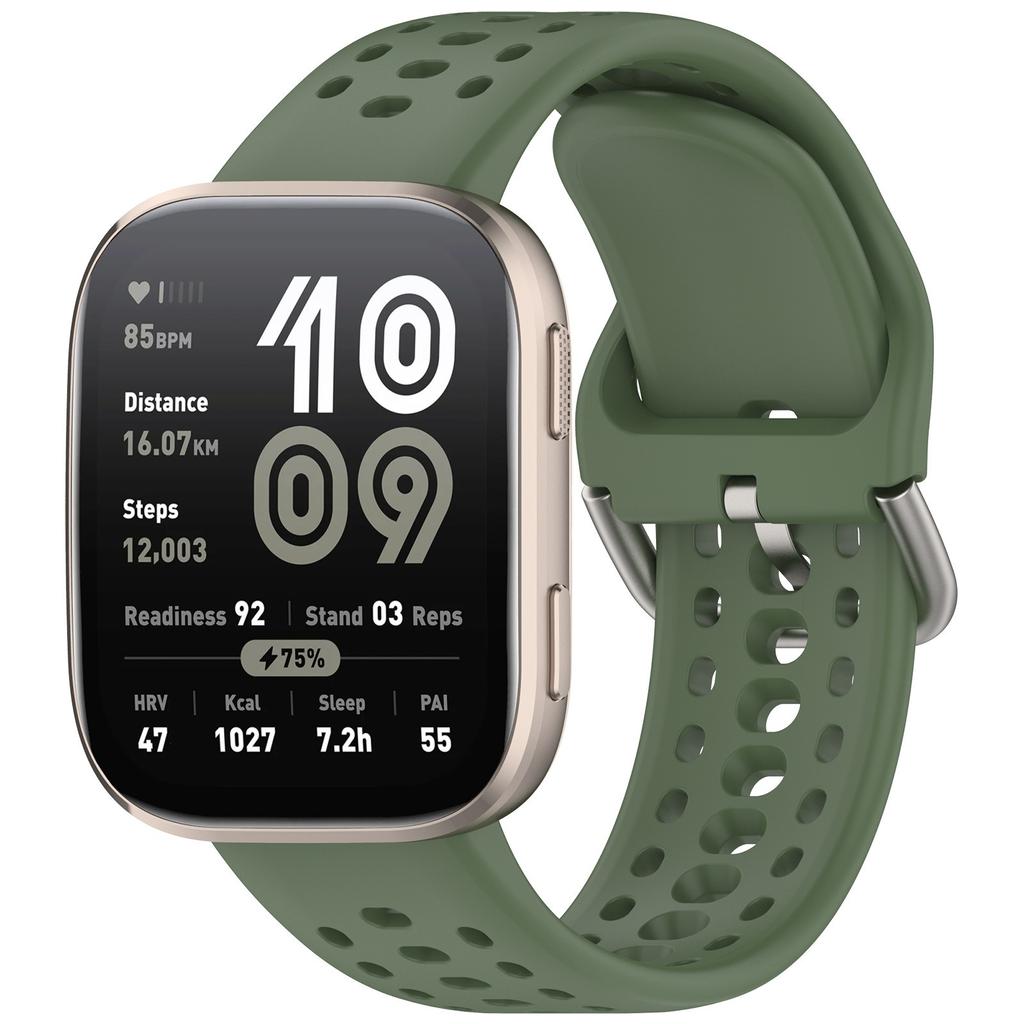 22mm Official Silicone Strap For Amazfit Bip 6 Balance 2 Breathable Bracelet Wristband For Amazfit T-Rex3 Pro GTR 4/3 Helio Belt
