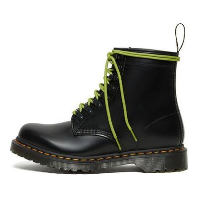 Доктор. Martens 1460 Ben Ботинки на шнуровке из гладкой кожи, модная цветная блочная расцветка, короткие ботинки, унисекс, угольно-черный 26917001