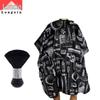 Barber Cape Set: Hand Mirror, Scissors, Comb, Hair Dryer Apron, Printed Cape, Shawl