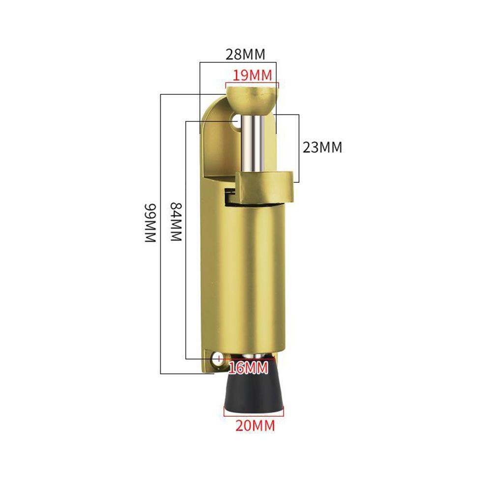 Телескопический дверной стопор с пружинным механизмом, прочный держатель дверного замка, металлический упор с регулируемым положением и ножным тормозом, клинья для двери