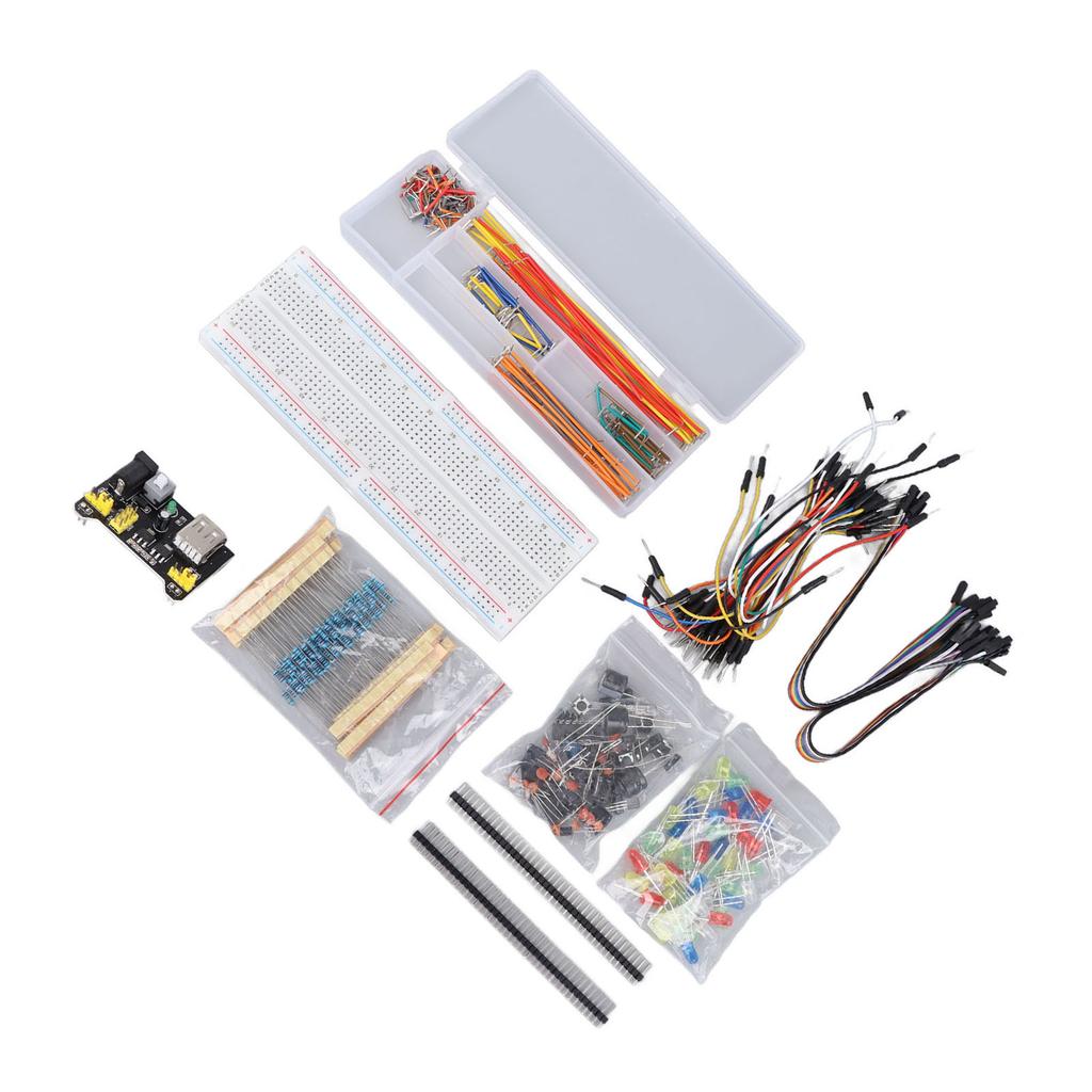 Стартовый набор электроники Веселый ассортимент Компонент для разработки Конденсаторы Резисторы Транзисторы
