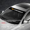 blkz8 Car reflective decorative sticker Front windshield sticker Fit For Chevrolet Silverado Impala Malibu Equinox Cruze Blazer Spark