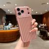 Прецизионное отверстие Вертикальный узор Легкий корпус колонки для Apple 17PROMAX Милый темперамент Подушка безопасности Противоударный Всесторонний чехол для мобильного телефона