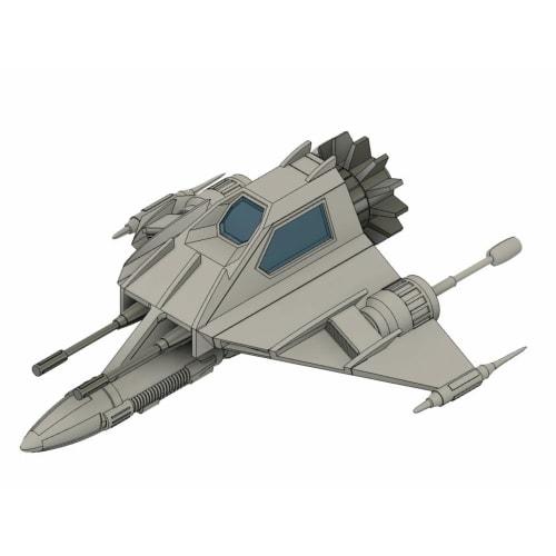 HMA Message from Space: Galactic Wars Liabe Special 1/144 Scale Plastic Model (Spaceship)