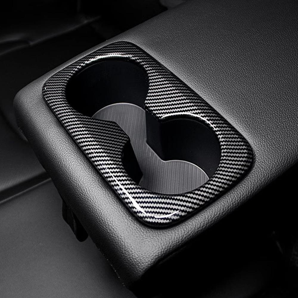 For Kia Sportage NQ5 2022 2023 2024 Rear Water Cup Panel Frame Cover Decoration Sticker Trim Car Interior Accessories