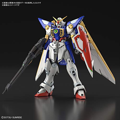 BANDAI SPIRITS RG Mobile Report Gundam W Wing Gundam масштаб 1/144 пластиковая модель с цветовой кодировкой 2558575