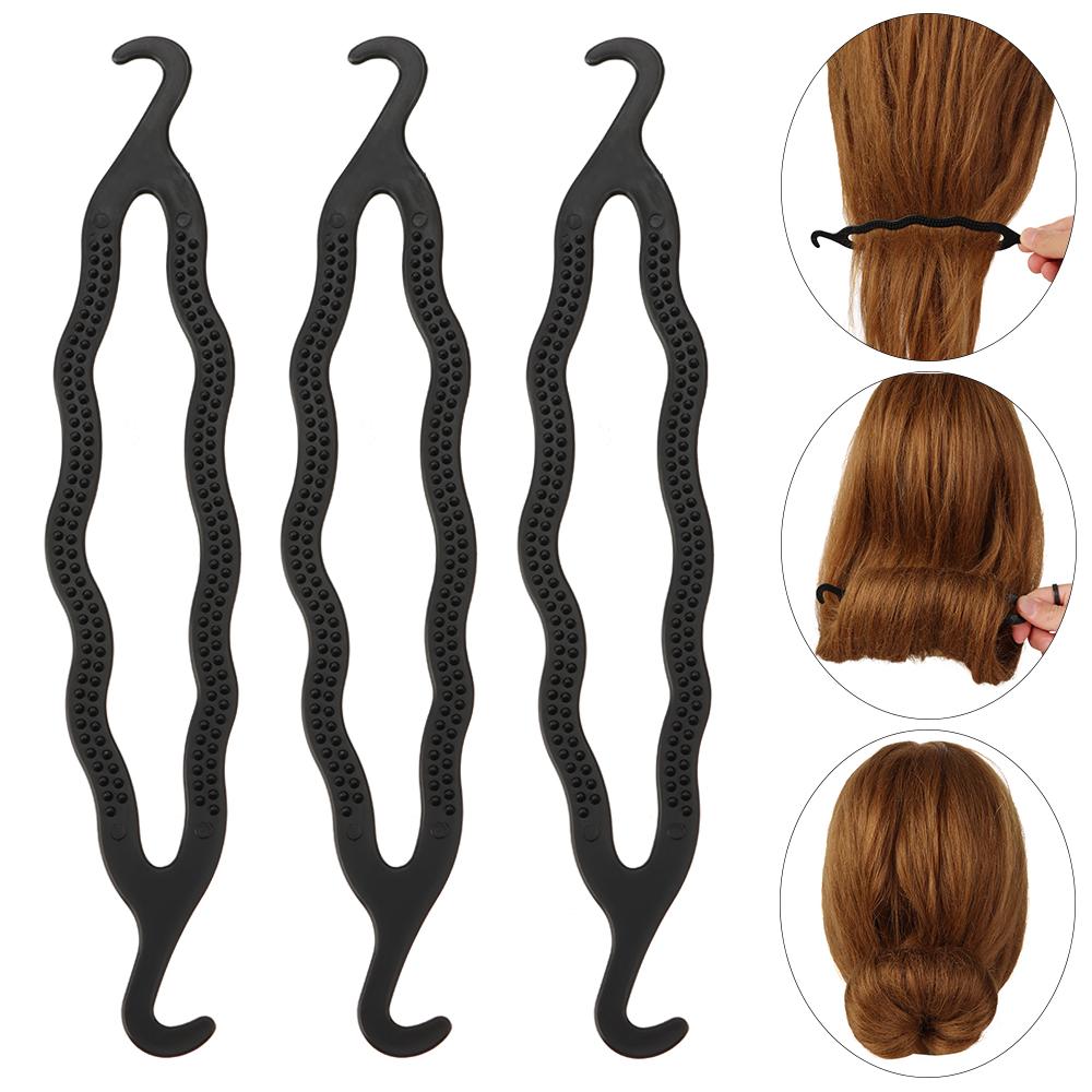 Braid Black Magic Bun Maker Styling Clip Stick Hair Twist