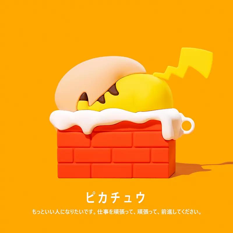 Чехол Pokemon Cartoon для AirPods 3 Защитный чехол для AirPods Pro 2 1 Чехол 3D силиконовый Защита от падений