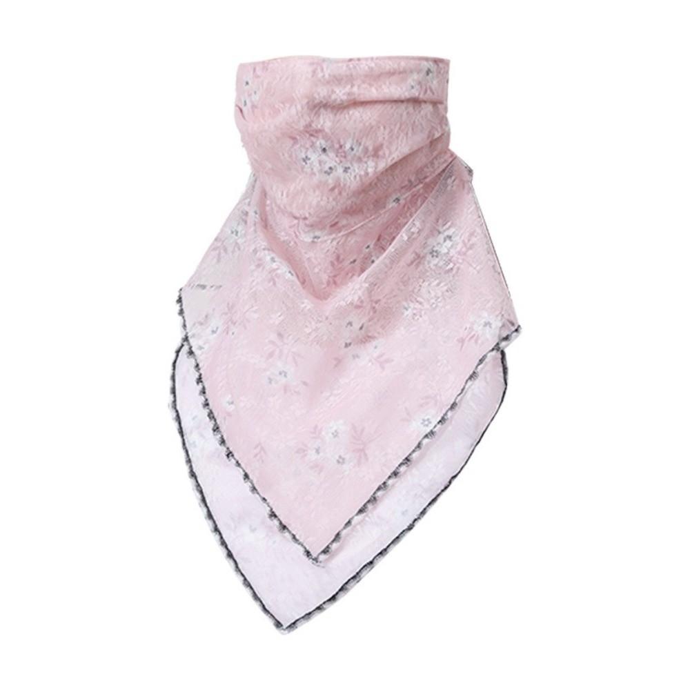 Thin Ice Silk Mask Elastic Sunscreen Veil Simple Face Cover  Summer