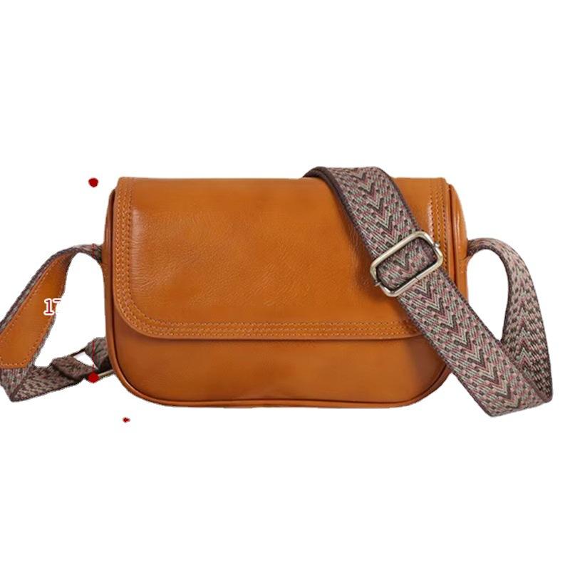 Маленькая женская сумка из натуральной кожи в стиле ретро, сумка через плечо из коровьей кожи, сумка через плечо