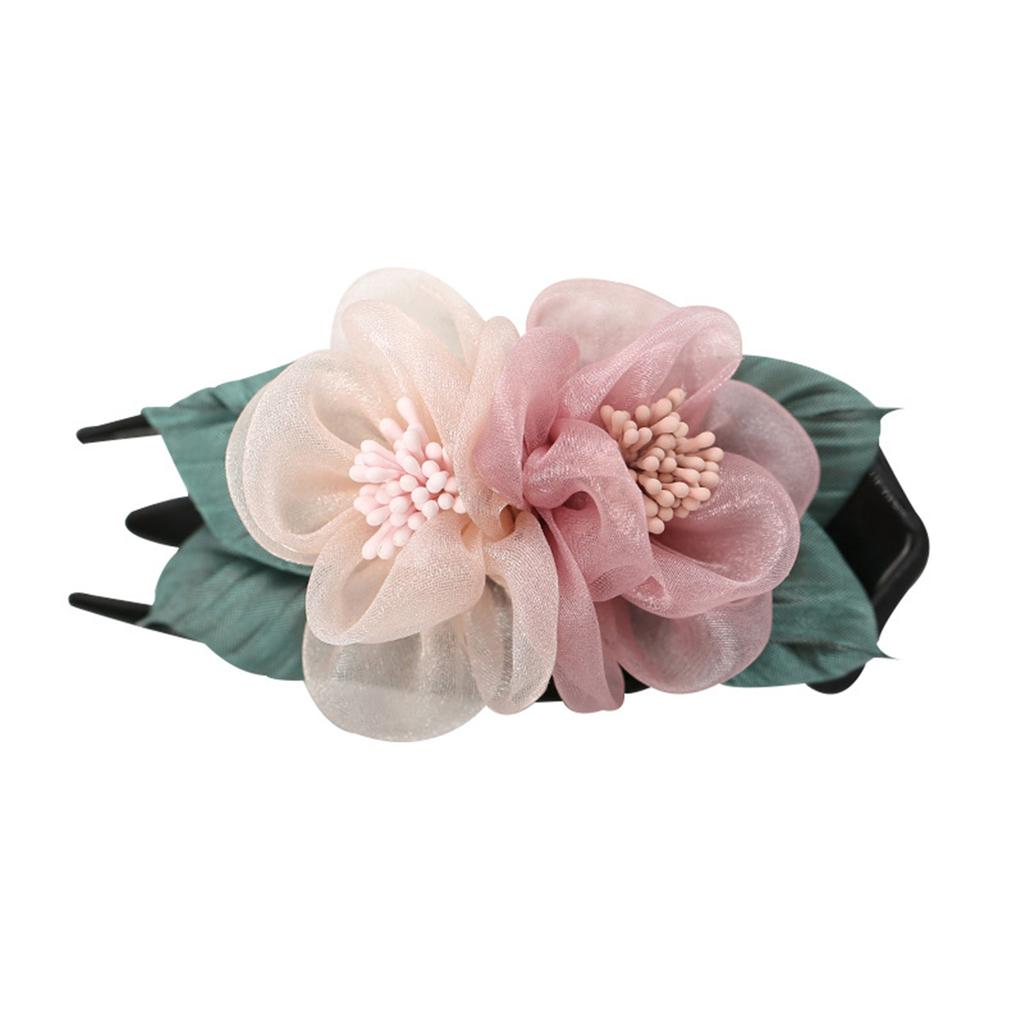 Fashion Women Hairpin Flower Large Duckbill Hair Claw Clip Clamp Headwear Barrettes Hairgrip