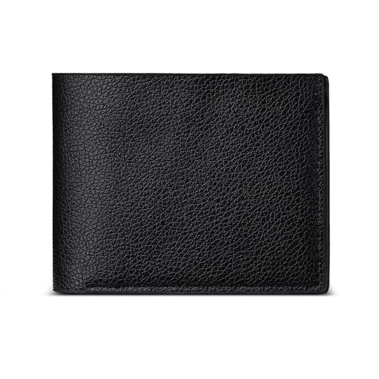 Мужской кошелек из искусственной кожи, однотонный, держатель для кредитных карт с несколькими карманами