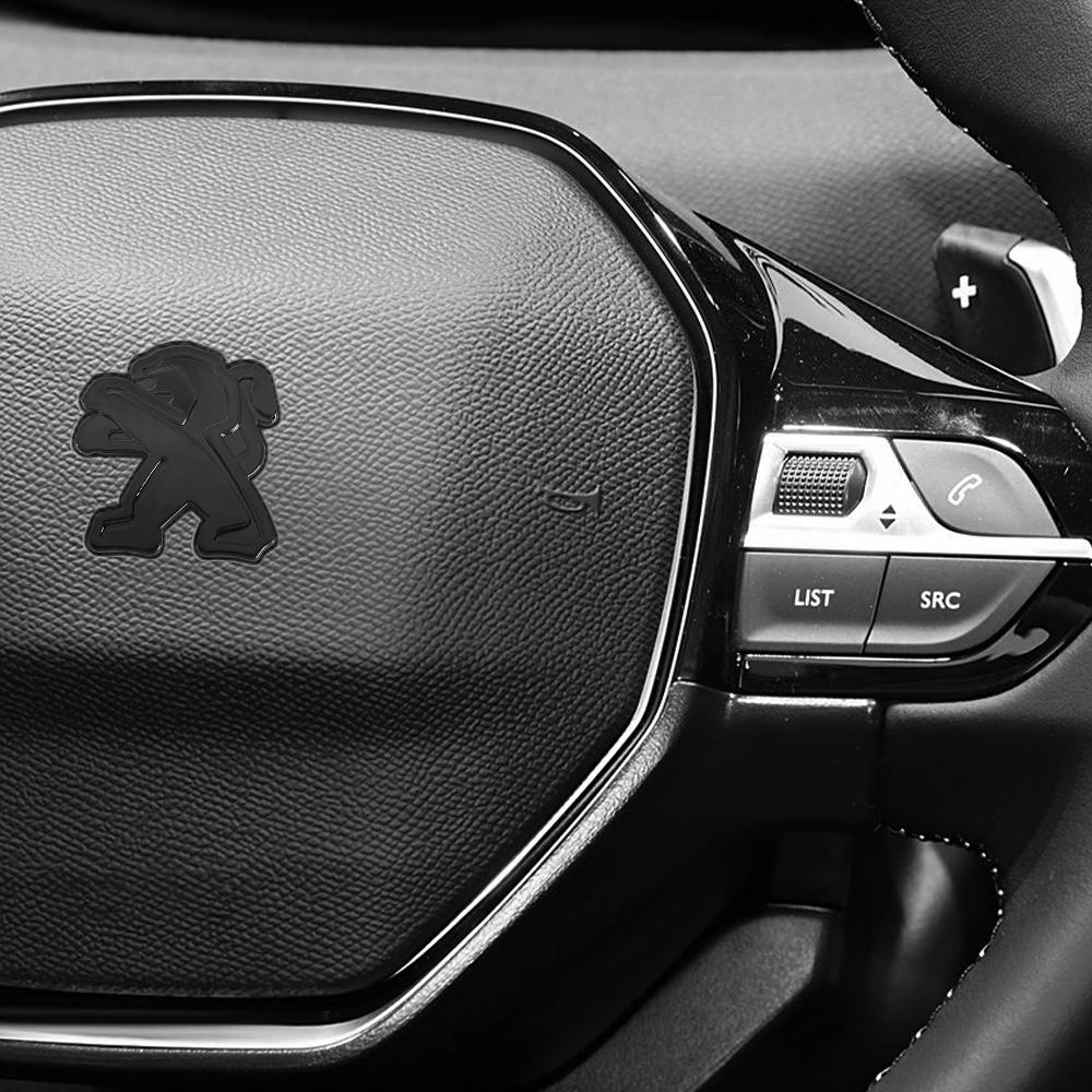 1Set Car Steering Wheel Stickers Badge Decoration Auto Accessories For Peugeot 308 206 207 208 508 2008 407 3008 306 408 508L