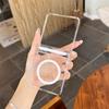Для MagSafe Магнитный Прозрачный Чехол для Телефона для Samsung Galaxy Z Flip 7 Flip7 5G Прозрачная Защитная Крышка для Шарнира