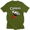Custom Cuphead Tshirts for Unisex Short Sleeves T Shirt Fashion Cartoon Game T-shirt Loose Fit 100% Cotton Tees Gift Idea