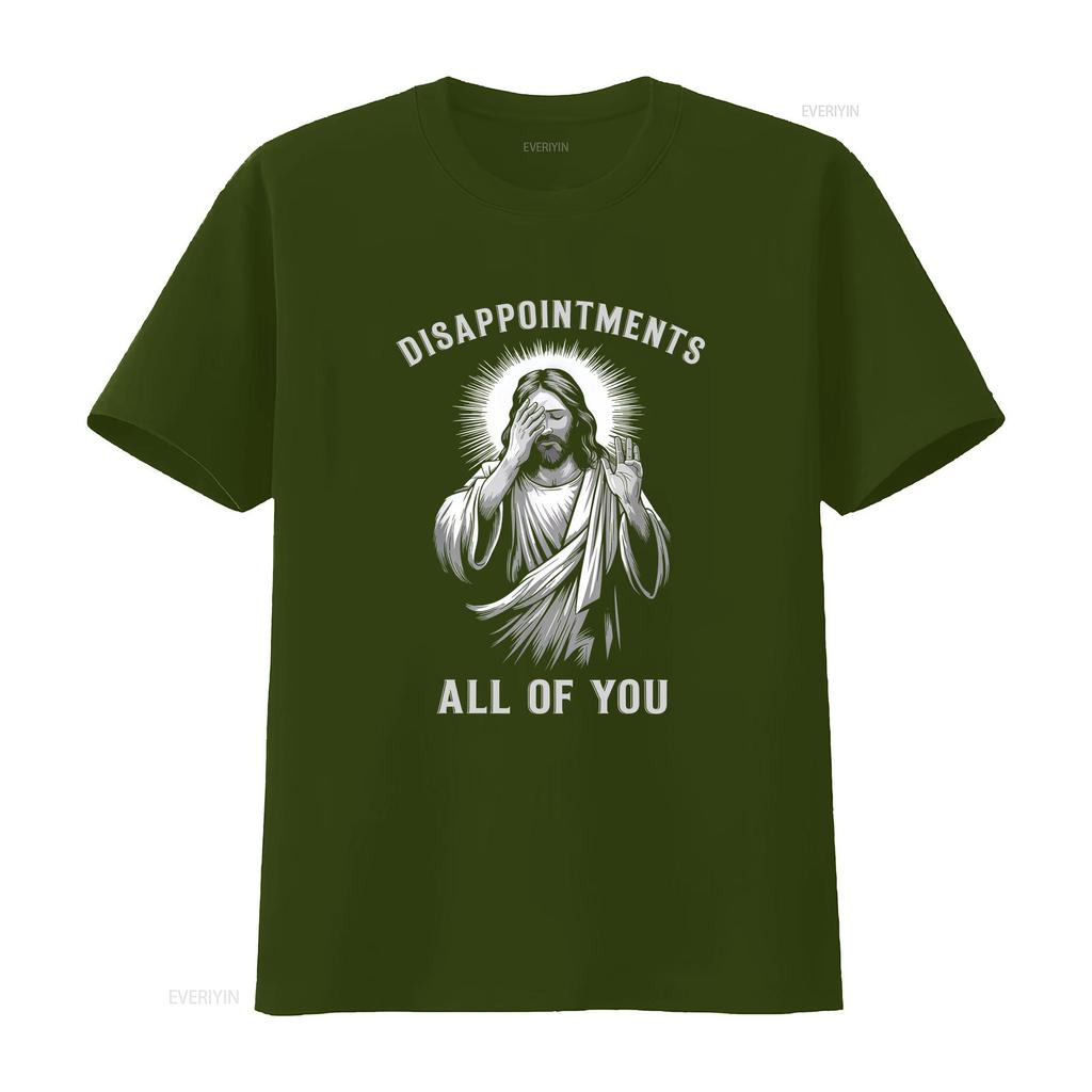 Disappointunisexts All Of You Funny Sarcastic Christian T Shirt Vintage Stylish Versatile Top For Everyday Wear Vintage