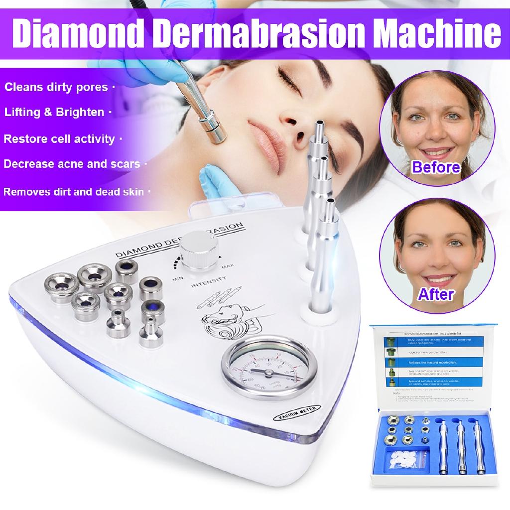 Beauty Star Diamond Microdermabrasion Dermabrasion With Spray Water Spray Vacuum Suction Exfoliation Facial Massage 110V/220V