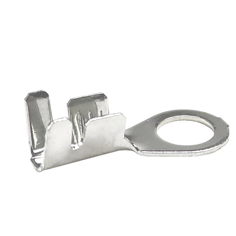 Tinned eyelet terminal M6 6.2x9.3 2.5-6.0 0.6 L21.5/L17 (Sold in packs of 100) ELMOT visible price for 1 piece