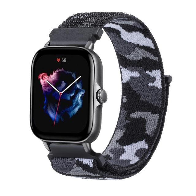 20 мм 22 мм Нейлоновый ремешок для Amazfit GTS 2/2e/3/4/GTS 2 mini/GTR 4/3/3 Pro/2/2e/47 мм Stratos 2 3 Браслет Amazfit Bip/Balance Ремешок