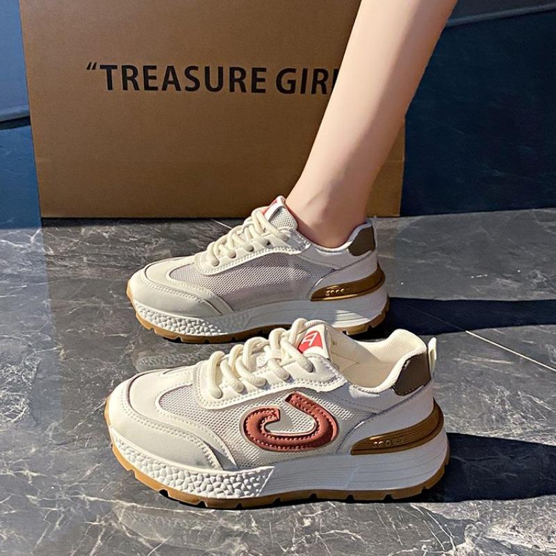 Тенденции новые женские кроссовки туфли на платформе сетчатые повседневные туфли в стиле пэчворк женская обувь на открытом воздухе вулканизированная обувь Zapatillas Mujer