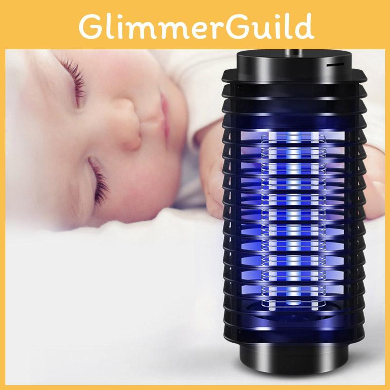 Электрическая ловушка для комаров и насекомых 110 В/220 В с лампой-ловушкой для использования в помещении и на открытом воздухе