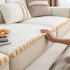 Чехол для дивана Nordic Cream Chenille, универсальный чехол для дивана, подушка для дивана