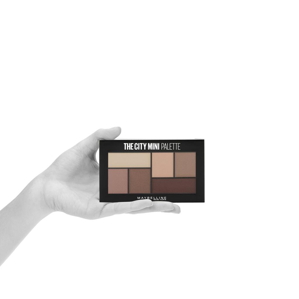 Палетка мини-теней для век Maybelline City Mini Eyeshadow Palette Matte About Town, 0,14 унции.
