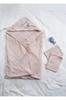 Bamboo Fish Embroidered Baby Towel Swaddle and Bathrobe Set Turkish High Quality,Luxury, Super Soft, Great Absorbent 75x75cm