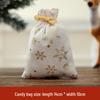 Velvet Hot Stamping Pentagram Moon Christmas Candy Gift Bag