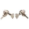 Musiclily Pro R18K L3R3 Блокирующие колки с никелированным покрытием, Передаточное число 18:1, Ручки в стиле GR, Для акустических/электрических гитар,
