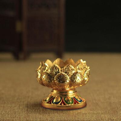 Подсвечник для масляной лампы Lotus Ghee Tibetan для рабочего стола дома и спальни